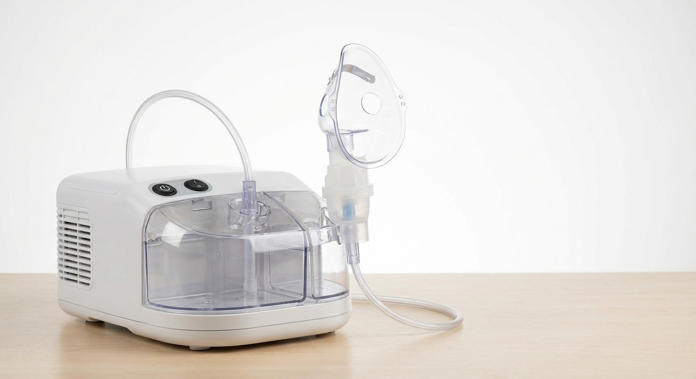 Compressor nebulizer system for respiratory therapy